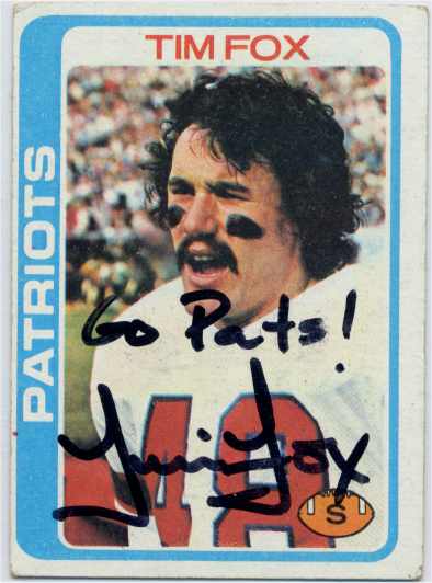 Tim Fox - New England Patriots