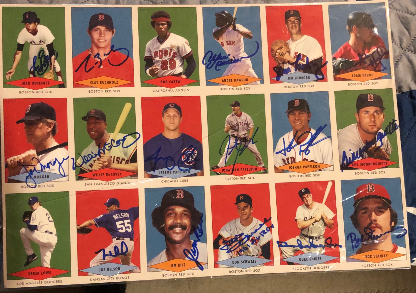 Duke Snider & 16 Others - MLB Baseball