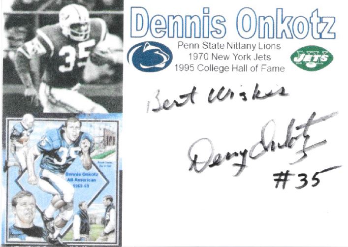 Dennis Onkotz - New York Jets