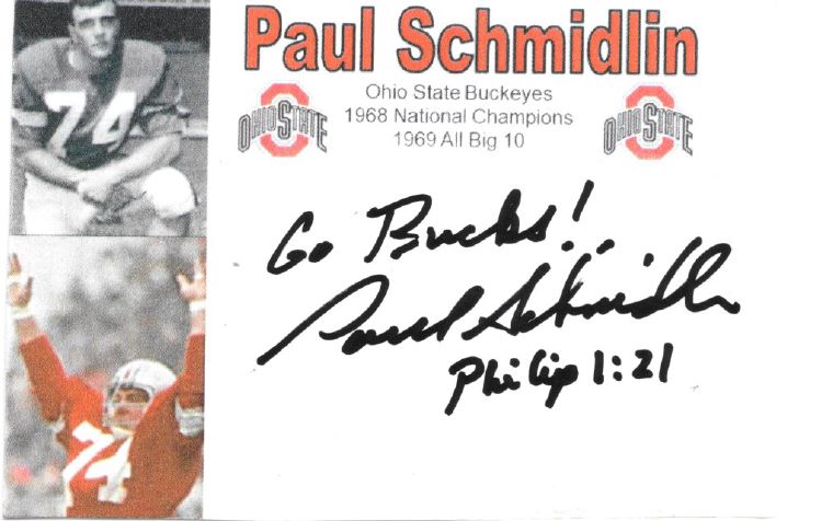 Paul Schmidlin - Ohio State Buckeyes