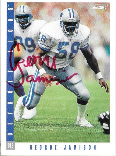 George Jamison - Detroit Lions