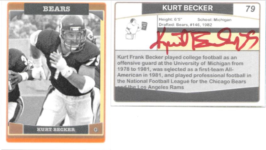 Kurt Becker - Chicago Bears