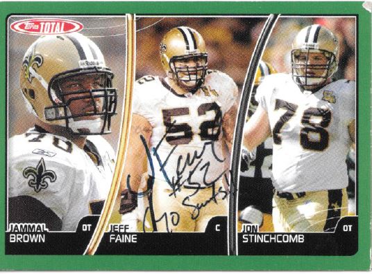 Jeff Faine - New Orleans Saints