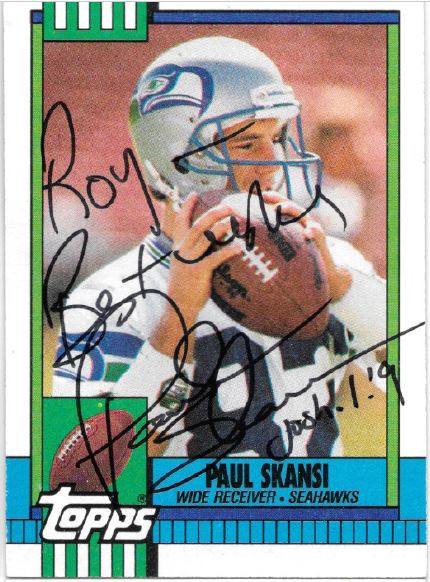 Paul Skansi - Seattle Seahawks