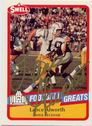 Lance Alworth HOF - San Diego Chargers