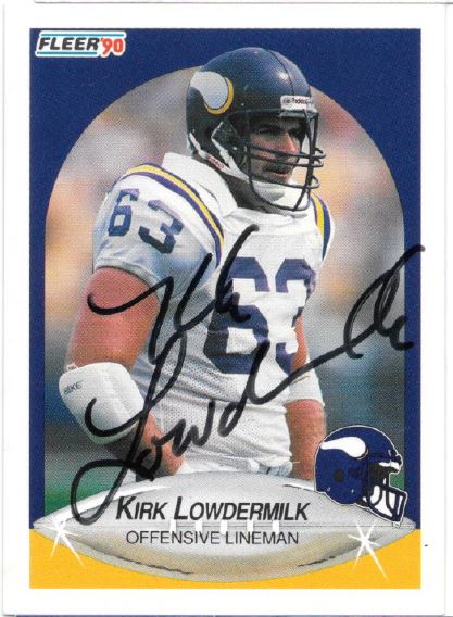 Kurt Lowdermilk - Minnesota Vikings