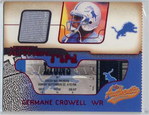 Germane Crowell - Detroit Lions