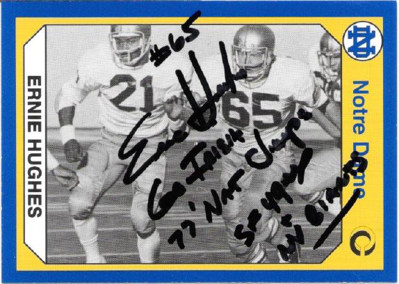 Ernie Hughes - Notre Dame Fighting Irish
