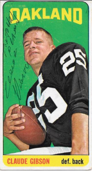 Claude Gibson - Oakland Raiders