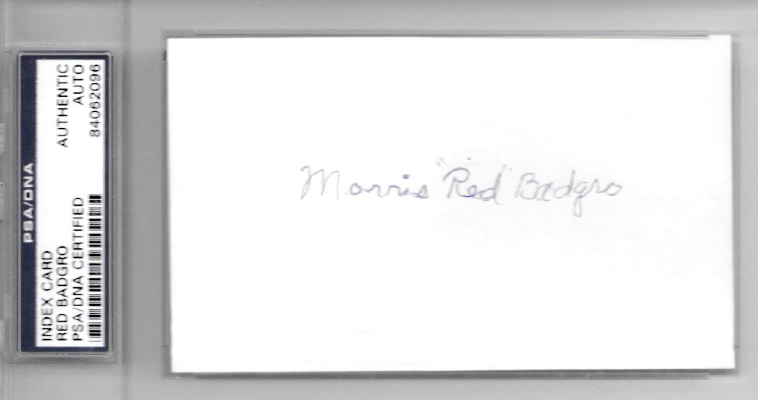 Morris~Red Badgro