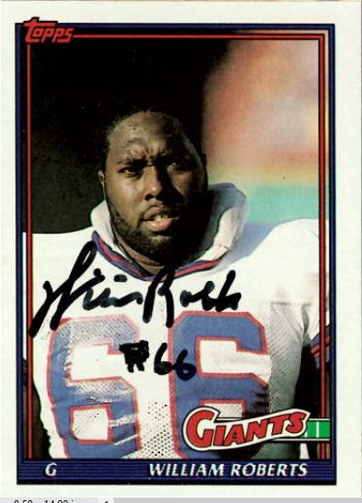 William Roberts - New York Giants