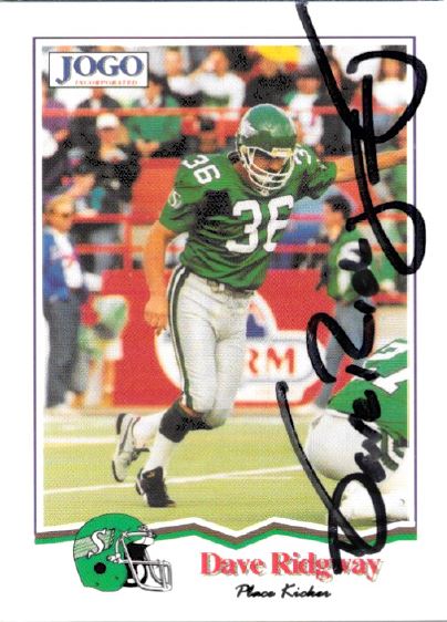 Dave Ridgeway - Saskatchewan Roughriders