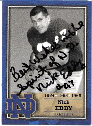 Nick Eddy - Notre Dame Fighting Irish