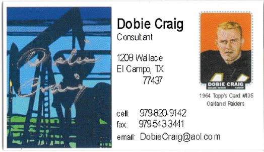 Dobie Craig - Oakland Raiders