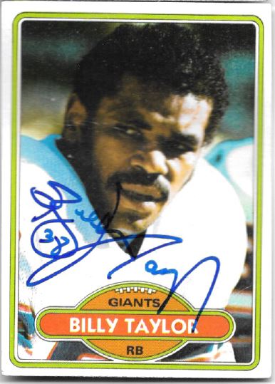Billy Taylor - New York Giants