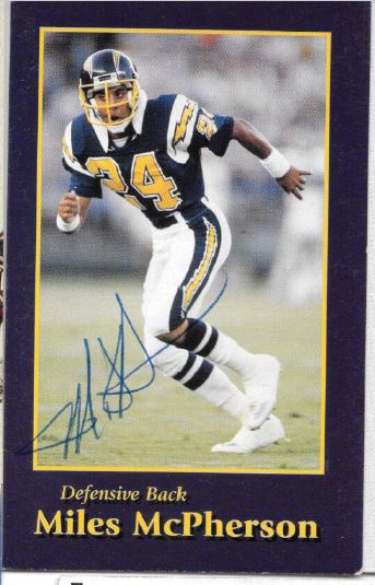 Miles McPherson - San Diego Chargers