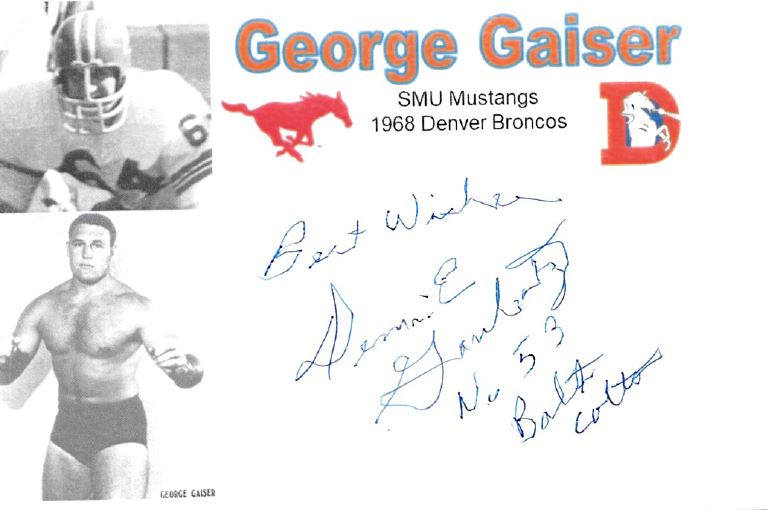 George Gaiser - Denver Broncos