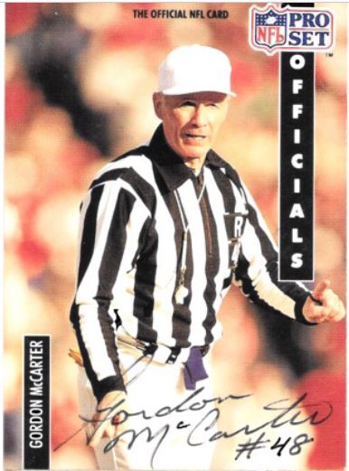 Gordon McCarter - NFL Official