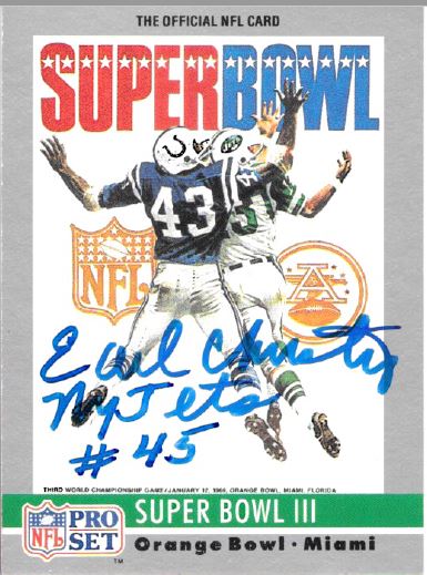 Earl Christy - New York Jets
