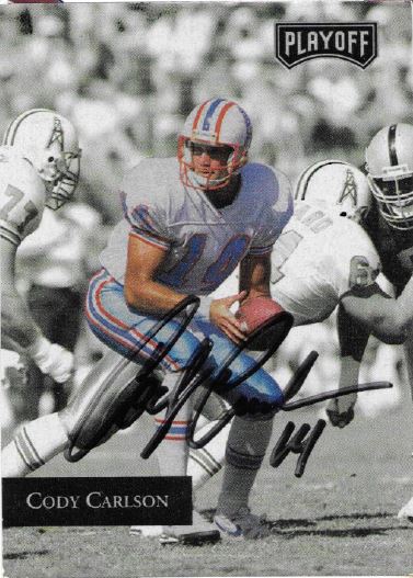 Cody Carlson - Houston Oilers
