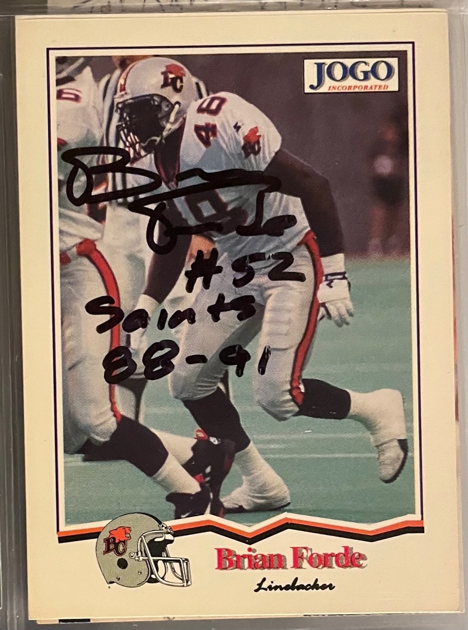 Brian Forde - British Columbia Lions