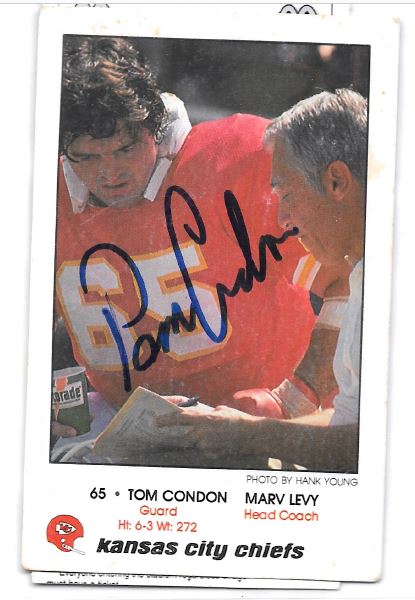 Tom Condon - Kansas City Chiefs