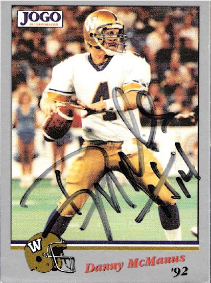 Danny McManus - Winnipeg Blue Bombers
