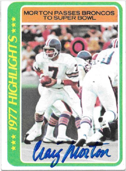 Craig Morton - Denver Broncos
