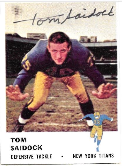 Tom Saidock - New York Titans