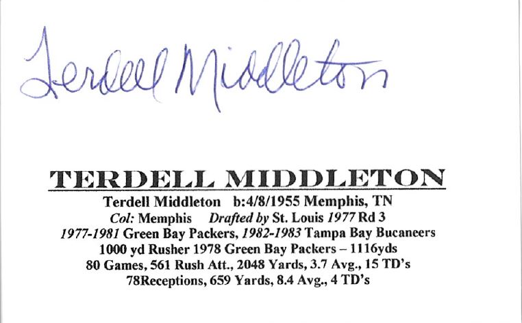 Terdell Middleton - Green Bay Packers