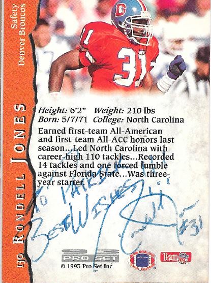 Rondell Jones - Denver Broncos