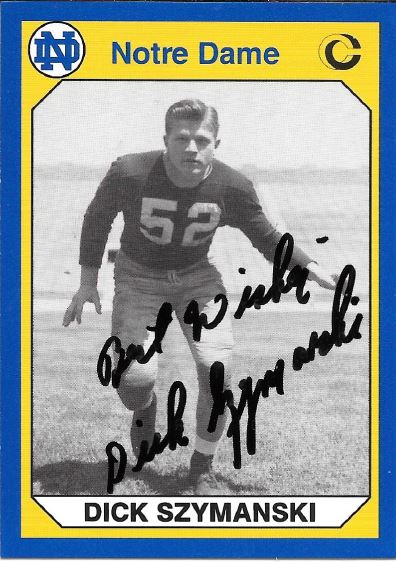 Dick Szymanski - Notre Dame Fighting Irish