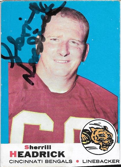 Sherrill Headrick - Cincinnati Bengals