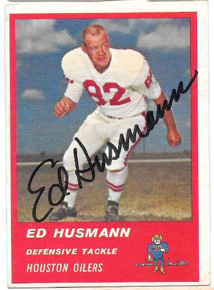 Ed Husmann - Houston Oilers