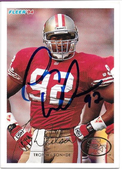 Troy Wilson - San Francisco 49ers