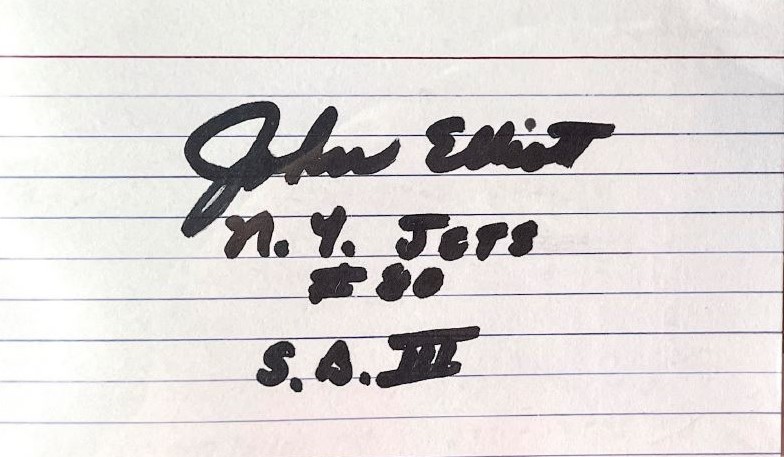 John Elliott - New York Jets
