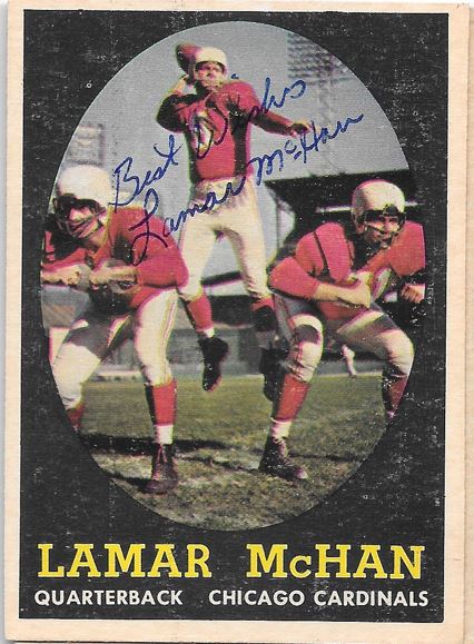 Lamar McHan - Chicago Cardinals