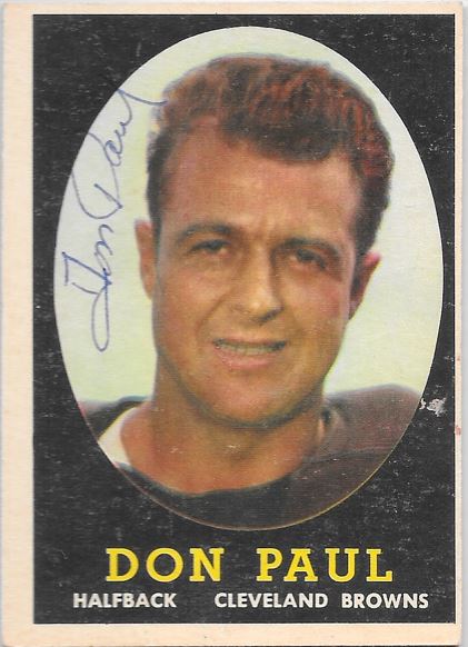 Don Paul - Cleveland Browns