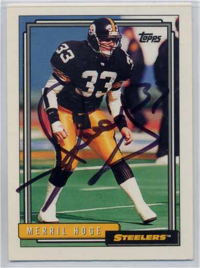 Merril Hoge - Pittsburgh Steelers