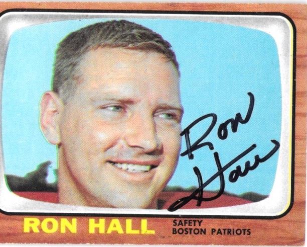Ron Hall - Boston Patriots