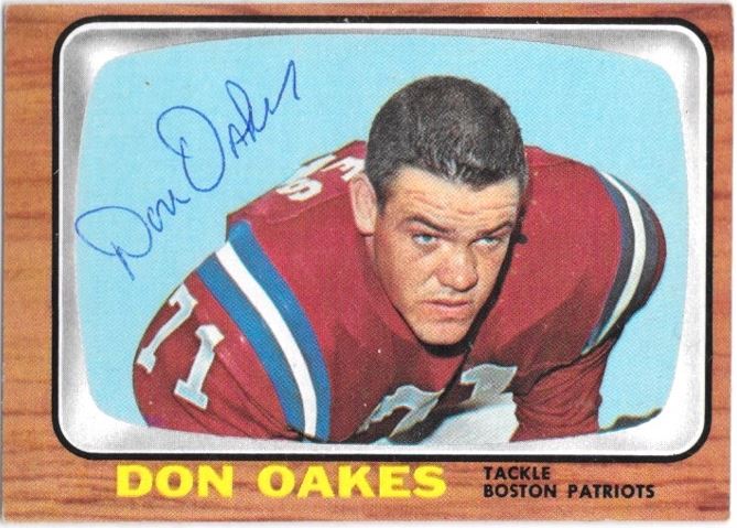 Don Oakes - Boston Patriots