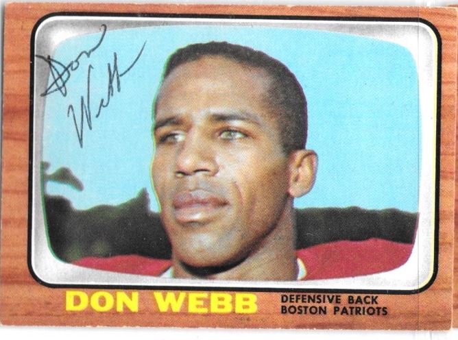 Don Webb - Boston Patriots