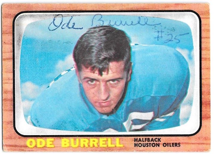 Ode Burrell - Houston Oilers