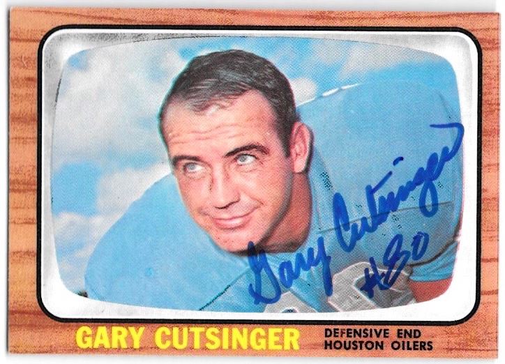 Gary Cutsinger - Houston Oilers