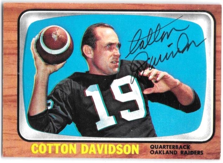 Cotton Davidson - Oakland Raiders