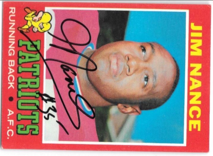 Jim Nance - New England Patriots