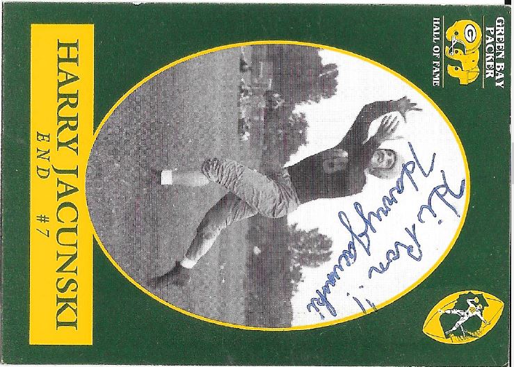 Harry Jacunski - Green Bay Packers