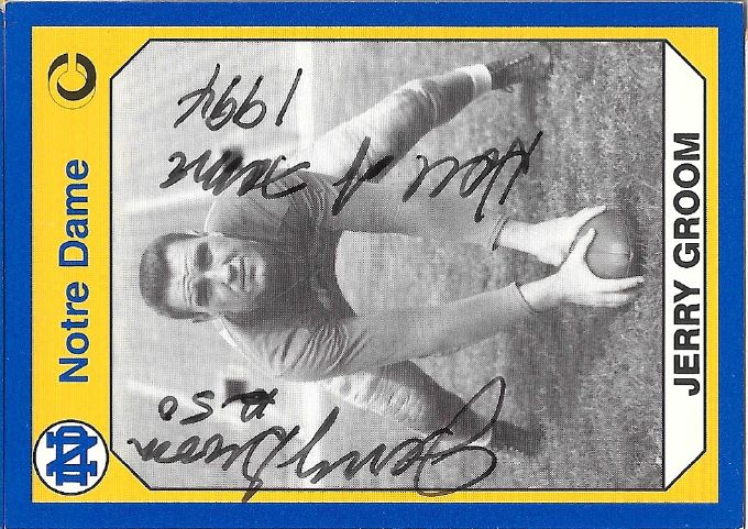 Jerry Groom - Notre Dame Fighting Irish