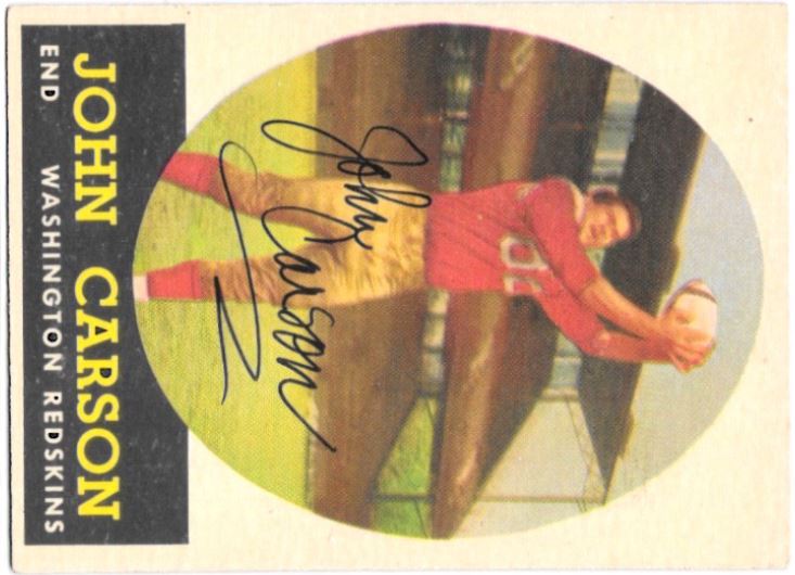 John Carson - Washington Redskins