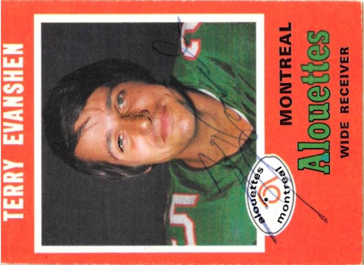 Terry Evanshen - Montreal Alouettes